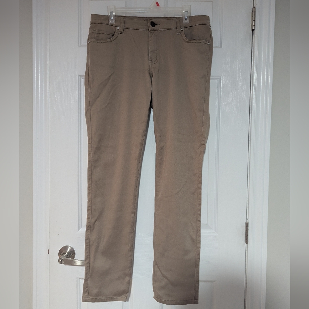 Bluefaith Women's Tan stretch soft Jeans size 12